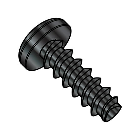 

8-16X1 1/4 Phillips Pan Thread Rolling Screws 48-2 Fully Threaded Black Oxide And Wax (Pack Qty 5 000) BC-0820LPPB