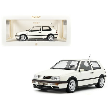 1996 Volkswagen Golf GTI Candy White "20 Years Anniversary Edition" 1/18 Diecast Model Car by Norev