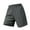 Gray, variant on ohmzyzo Men's Workout Shorts 7 Inch Inseam Lightweight Breathable Quick Dry Athletic Shorts with Zipper Pockets
