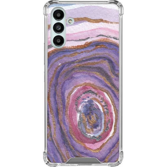 Skinit Geode Lilac Watercolor Geode Galaxy A13 5G Clear Case