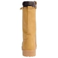 thumbnail image 4 of Anna Dallas 17K Girls Lug Sole Lace Up Zip Ankle High Hiking Boots with Top Zipper - Camel, 10, 4 of 8