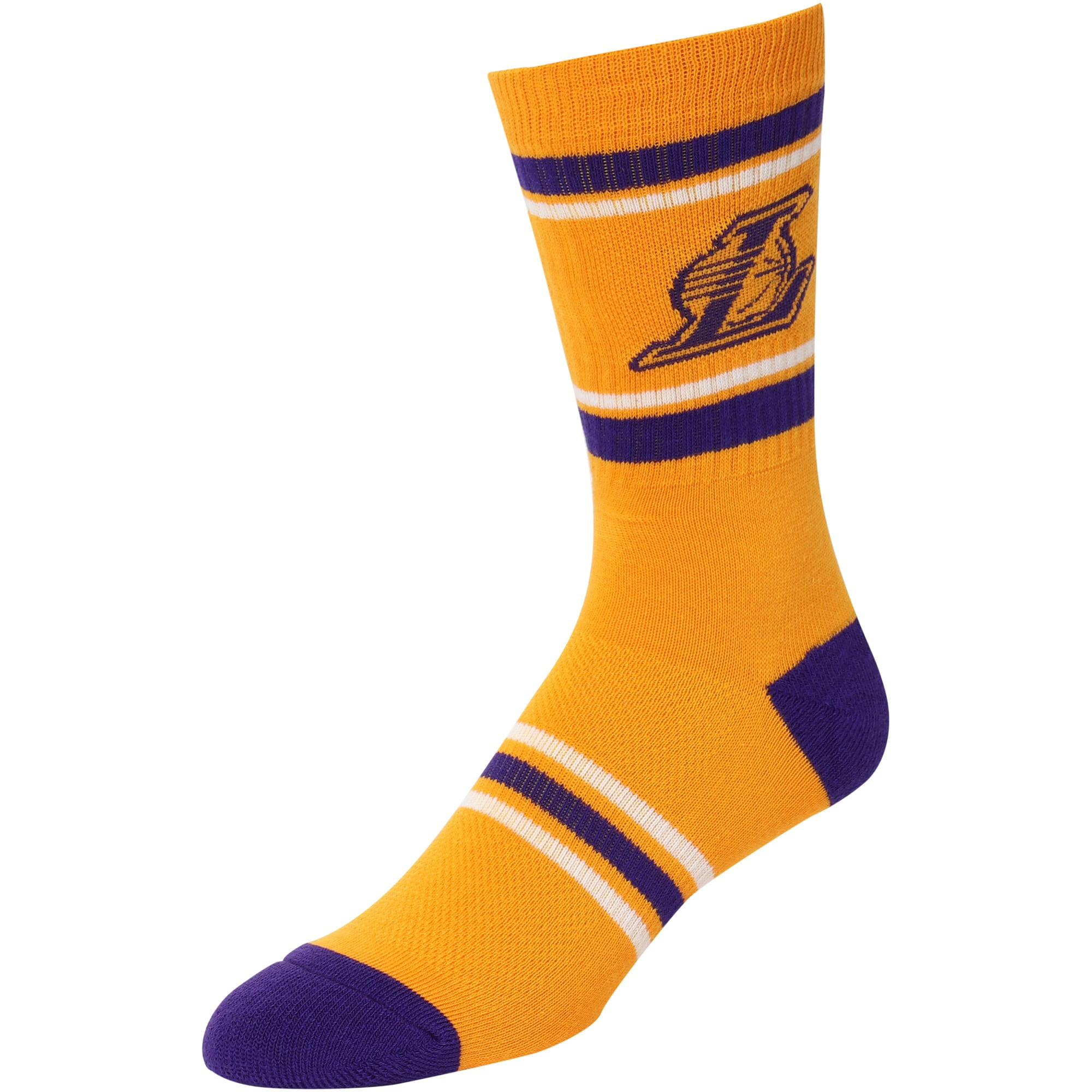 Los Angeles Lakers Courtside Socks Men's Los Angeles Lakers Camo Crew Socks / Find out how