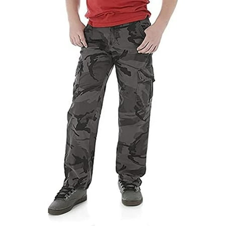 Wrangler Boys Fleece Lined Pants Camo (Anthracite, 6 Regular) | Walmart ...