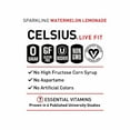 thumbnail image 4 of CELSIUS Sparkling Watermelon Lemonade, Functional Energy Drink 12 fl oz Single Can, 4 of 5