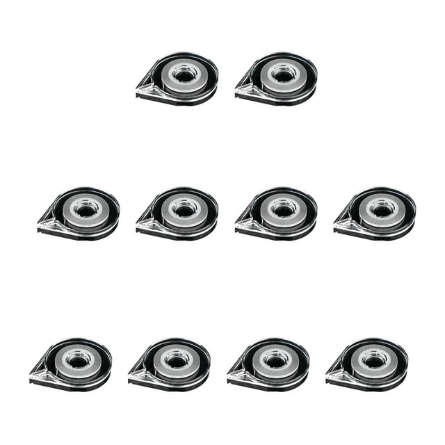 Soidarity 10 Uds. Estuches de línea de cinta para uñas, caja de líneas de rayas para manicura, accesorios adhesivos de extracción de plata, dispensador Juegos de manicura Soidarity CE012216-00B