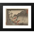 thumbnail image 2 of Andō Hiroshige 18x14 Black Modern Framed Museum Art Print Titled - Tokaido Gojusantsugi, Pl.11 (1868-1912), 2 of 5