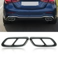 thumbnail image 3 of Exhaust Muffler Cover Trim, Pair Rear Exhaust Muffler Tail Pipe Cover Trim Replacement for C Class W206 2021 Up, 3 of 7