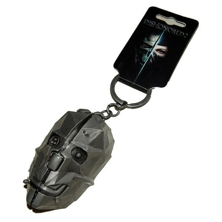 Dishonored 2 3D Skull Logo Video game Keychain