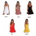 thumbnail image 4 of V-Neck Swing Dress for Women - Comfortable Summer Beach & Casual Holiday Sundress, 4 of 5