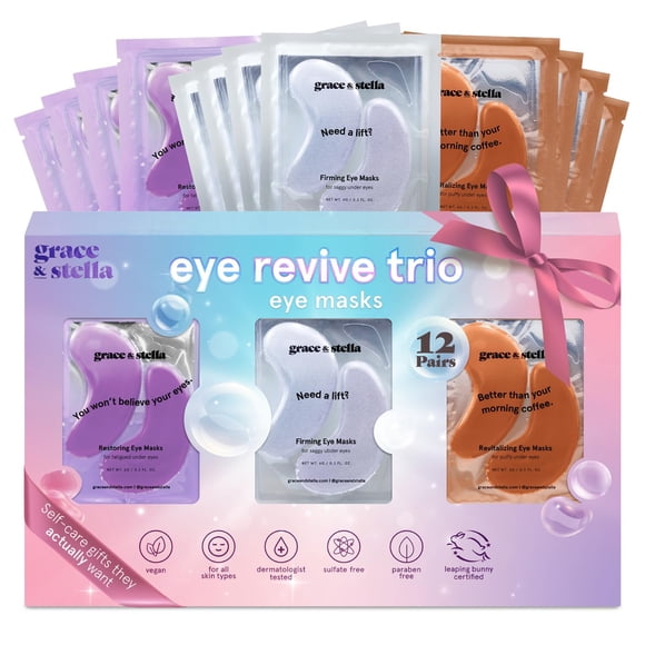 Parches para debajo de los ojos Grace & Stella (12 pares)