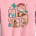 thumbnail image 2 of Toy Story 5 - Western Character Frames - Youth Boys Crew Fleece Sweatshirt, 2 of 4