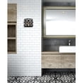 thumbnail image 3 of 1214 Madison Collection Wall Sconce W:11.5in H:10.5in Ext: 6.5in Lt:1 Mocha Brown Finish Royal Cut Silver Shade (Grey), 3 of 8