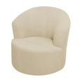 thumbnail image 1 of EASTIN Housse de Chaise Pivotante Ronde Club Moderne Accent Housse de Fauteuil Club Ronde Extensible Douce pour Salon, 1 of 7
