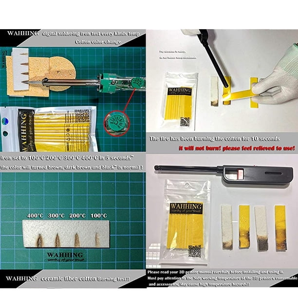 Algodón Del Bloque Calefactor, Algodón Del Bloque Calefactor De La Impresora 10PCS 2 Mm De Espesor Para La Impresora 3D