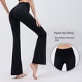 thumbnail image 1 of Pantalones de fitness sin costuras, de pierna ancha, sin vergüenza, línea de cadera de melocotón, pantalones casuales, pantalones deportivos para correr, pantalones de yoga para mujer, 1 of 5