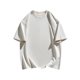 thumbnail image 2 of pstuiky camisetas de hombre, Blusa básica de manga corta con cuello redondo y mangas cortas para hombre ropa de hombre xxxl, 2 of 4