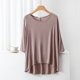 thumbnail image 3 of Blusas para Mujeres Casual, Cuello Redondo sin Mangas Blusa de Ropa de Dormir Hecha de Cómodo Estante de Algodón de Imitación para Todo el Uso de Temporada, Blusas sin Mangas para Mujeres, 3 of 3