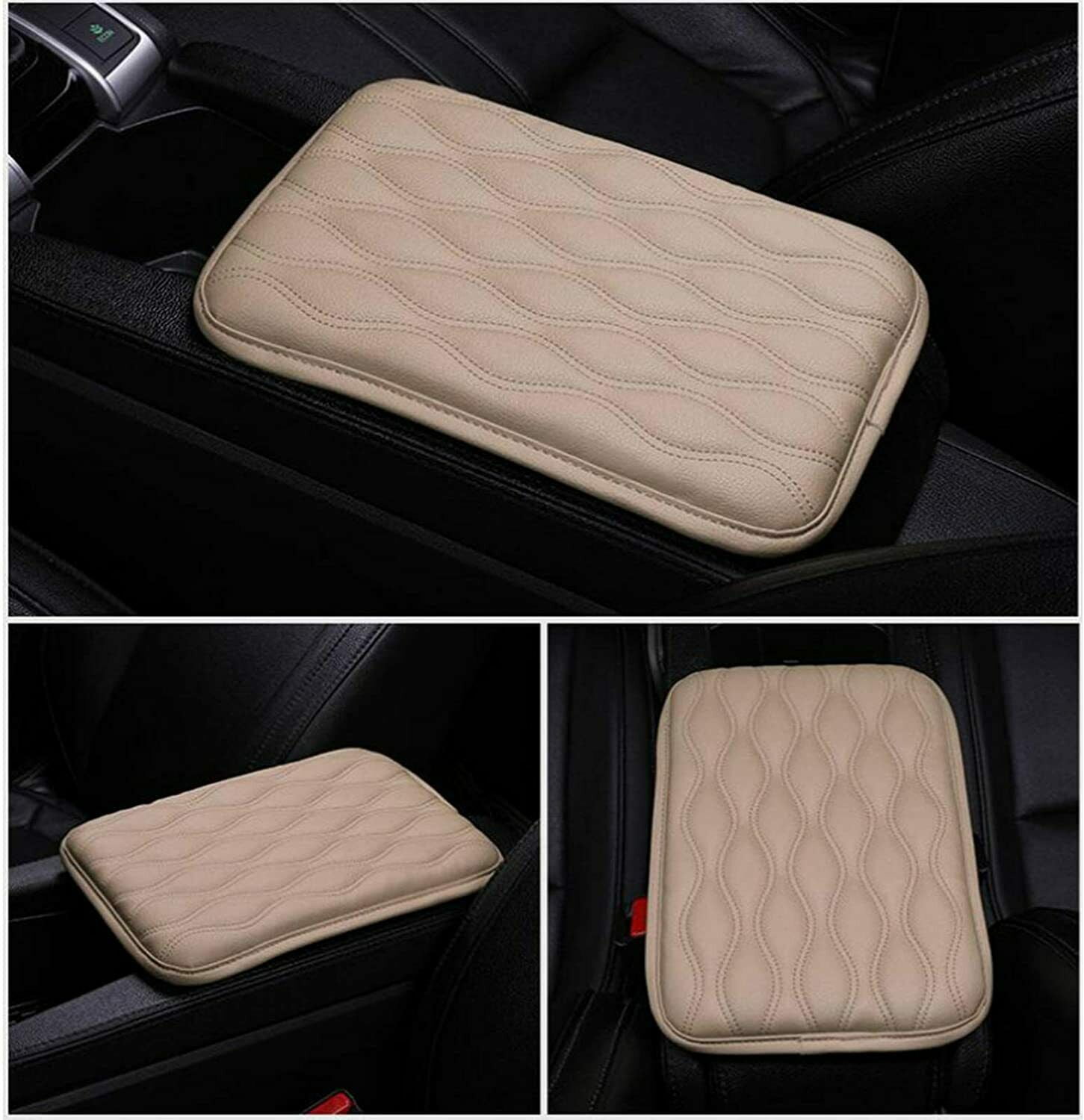 Auto Armrest Pad Cover Center Console Box PU Leather Cushion Mat Car Accessories