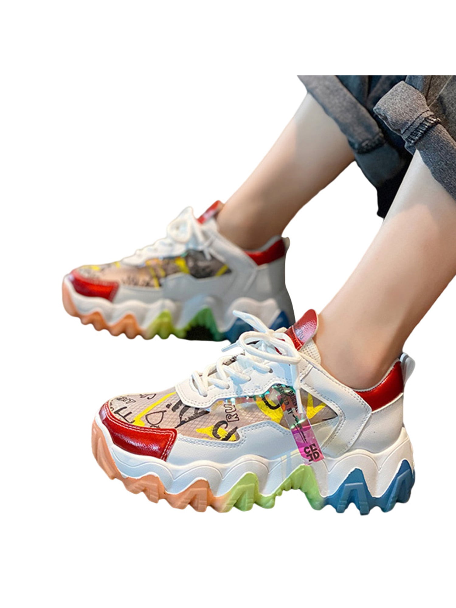 Details about   WOMENS LADIES SPORT CHUNKY SNEAKERS CASUAL RUNNING WALKING TRAINERS WOMEN SHOES 