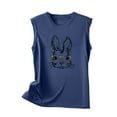 thumbnail image 4 of EGNMCR Camisoles pour Femmes Débardeurs d'Été Décontractés Sans Manches pour Femmes Coupe Régulière Col Rond Imprimé Débardeur Sans Manches, 4 of 5