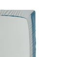 thumbnail image 2 of Ambesonne Colorful Fitted Sheet, Tropical Beach Sun, Twin Size, Blue Green, 2 of 2