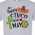 thumbnail image 4 of Inktastic Happy Cinco De Mayo Sombrero, Cactus, Flowers T-Shirt, 4 of 5
