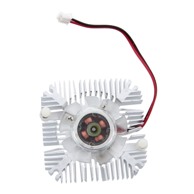 Tarjeta de video VGA para PC, disipador de calor con ventilador de 2 pines y 55 mm, 4800 RPM
