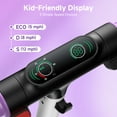 thumbnail image 3 of Electric Scooter for Kids Ages 6-14,200W Foldable E-Scooter with 3 Speeds (5/8/12 Mph),LED Display,Colorful Lights,Gift for Kid,Purple, 3 of 6