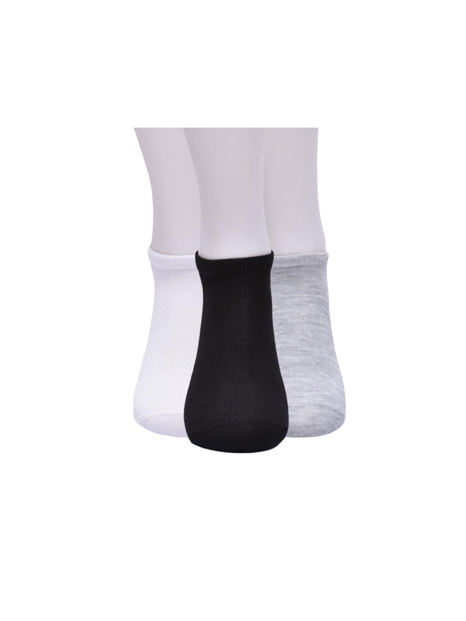 Wonder Nation Boys 3-Pack No Show Socks, Shoe Sizes S (4.5-8.5) - L (3-9)