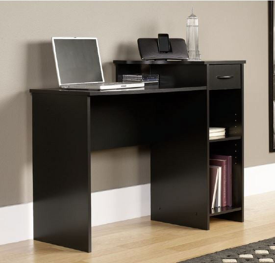 Mainstays Student Desk with Easy-glide Drawer, Blackwood Finish - image 4 of 6