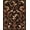 Brown, Pattern 1, variant on ODIKA 4'x6' Machine Washable Non-Slip Area Rug, Artisan Scrollwork Motif High Traffic Rug, Brown, 254428