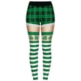 thumbnail image 4 of YUEHUA St Patricks Day Leggings for Women Casual Shamrock Leggings Irish Green Pant Soft Tummy Control Workout Yoga Pants, 4 of 4