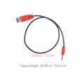 thumbnail image 2 of Raindrops 2Pack Electric Guitar Cable Audio Cable Adapter Copper Red 90 Degree Angled Design Back to School, 2 of 8