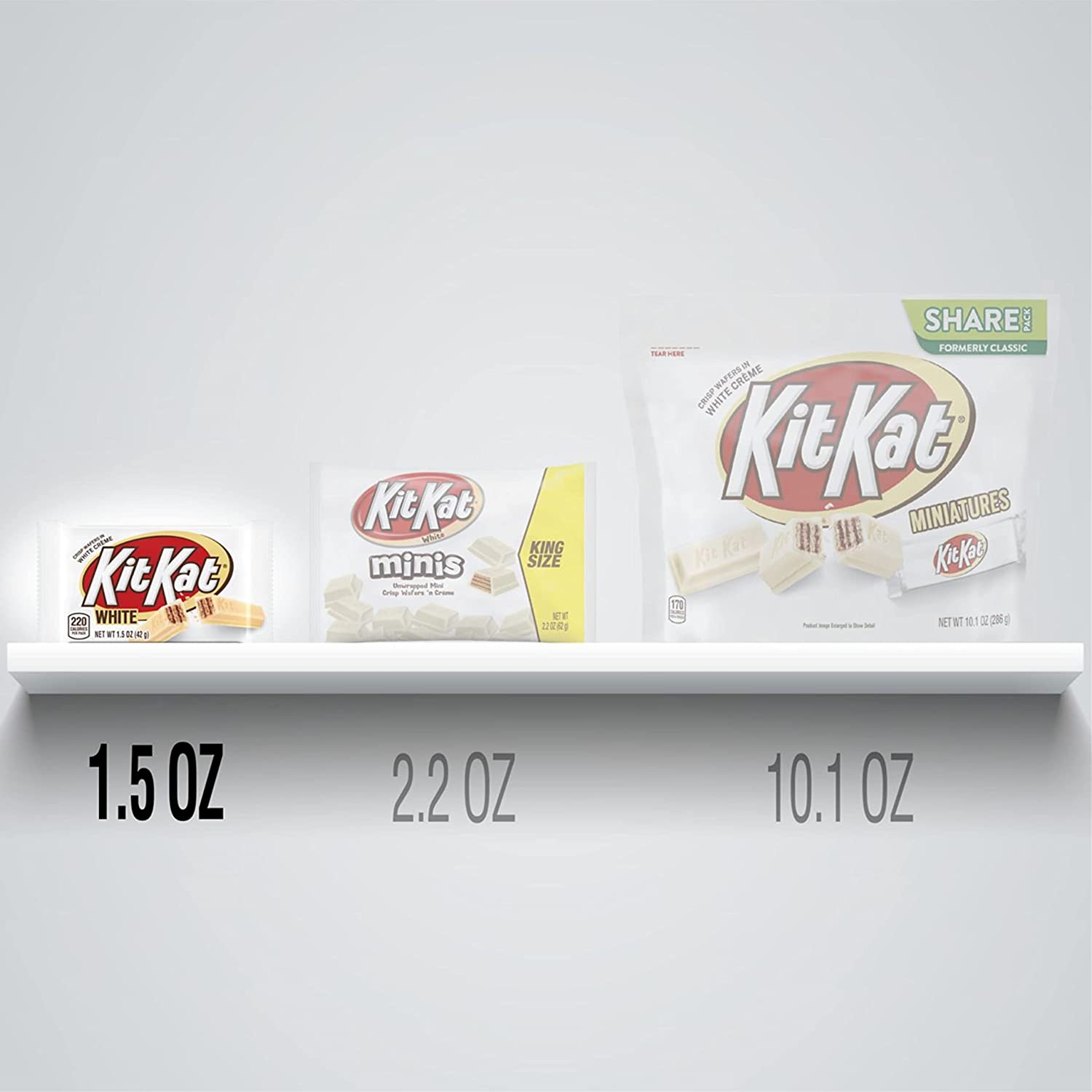Kitkat Crisp Wafers with White Creme 24 Count - 1.5 oz