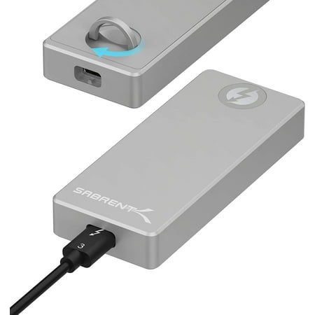 UPC: 0840025250444 | Sabrent Thunderbolt 3 Certified M.2 NVMe SSD Tool-Free Solid Aluminum Enclosure (EC-T3NS)
