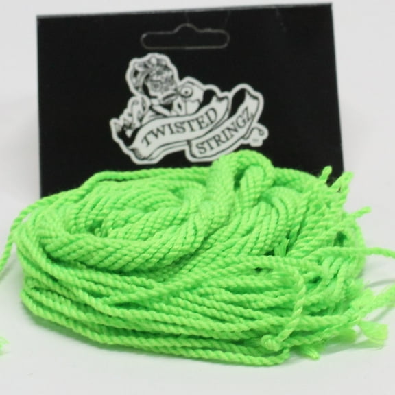 Twisted Stringz Yo-Yo Strings - Polyester - Solid Regular YoYo String - 10 Pack (Solid Green)