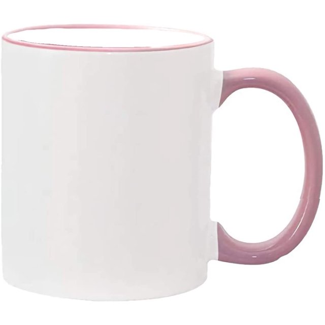 INTBUYING 36pcs 11oz Sublimation Blank Ceramic Mugs Blank Coated Porcelain Sublimation Mugs Coffee Tea Mugs