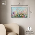 thumbnail image 5 of Art Remedy Playful Flower Art Canvas, 24" x 16", White Frame, Lush and Lovely I, 5 of 7