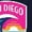 NAVY, variant on National Women's Soccer League - San Diego Wave Logo Short Sleeve Graphic T-Shirt