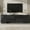 Black, variant on Euroco 70.8'' Modern TV Stand for TVs up to 75 Inches, Entertainment Center with Storage Cabinets, 4 Drawers and a Metal Center Leg, Minimalist Modern Media TV Console Table