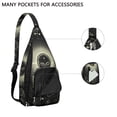 thumbnail image 2 of Star Map Sling Backpack - Celestial Navigation Print Design, Lightweight Anti-Theft Daypack for Alternative Fashion Students, 2 of 4