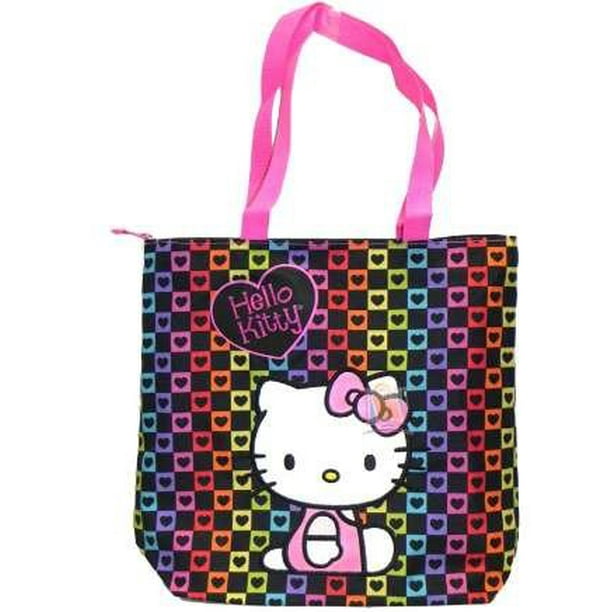 Hello Kitty Tote Bag Hello Kitty Sanrio Hearts Checker Hand Purse