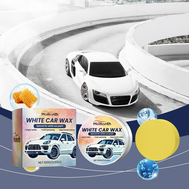 Xihbxyly Cera Pulidora para Reparar Rayones de Auto, Restaura El Brillo de La Pintura, Repara Rayones y Rozaduras Menores, Revestimiento Protector, Herramienta de Mantenimiento Del Auto, Fácil Aplica