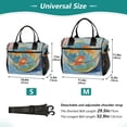 thumbnail image 4 of FORMRS Insulated Lunch Bag for Work School Unisex Large Capacity Cooler with Shoulder Strap, Art Goldfish, 4 of 6