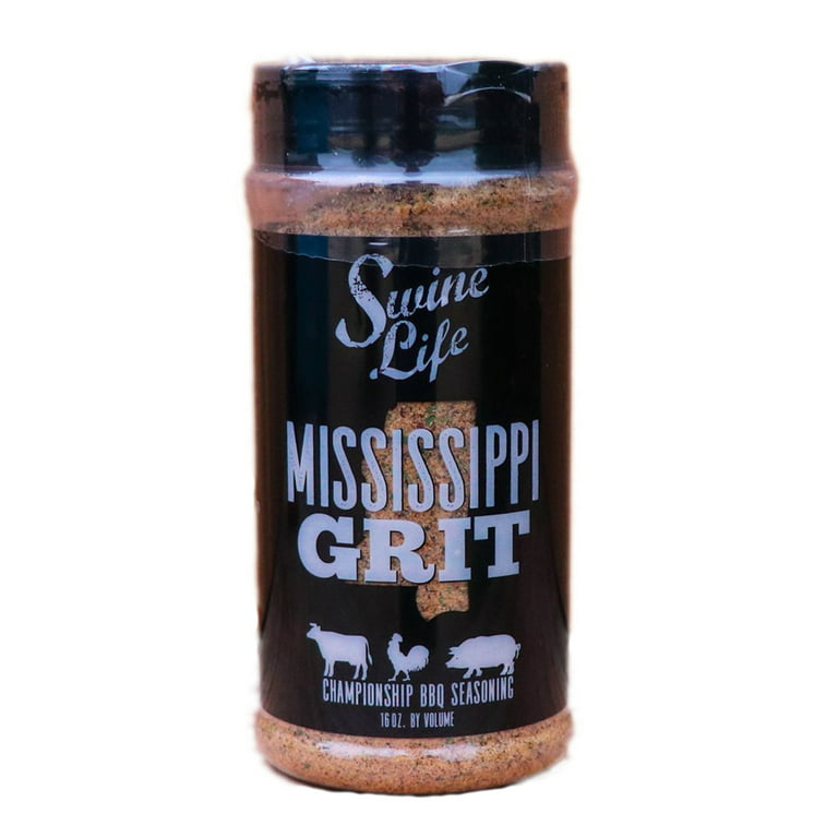 Swine Life Mississippi Grit Championship All Purpose Barbecue Seasoning 16  oz