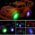 thumbnail image 6 of FNNMNNR Electric Light Car Toy Car (LED Light + Music) Electronic Engineering Car Toys Vehicles Toys For Children Kids, 3 to 12 Years- Universal Rotation Wheels, 6 of 7