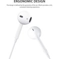 thumbnail image 3 of Auriculares Eashion Apple con certificación MFi con cable y color blanco relámpago, 3 of 8