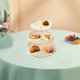 thumbnail image 5 of Soporte de Plástico Multicapa para Tartas, Aperitivos y Postres, Bandeja Desmontable de 3 Niveles para Dulces de Frutas, Ideal para Mesa de Centro, Uso Doméstico y Exterior, 26 X 26 X 35 Cm, Blanco y, 5 of 6