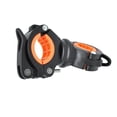 thumbnail image 4 of EeaseMX Soporte para luz de bicicleta Soporte para lámpara de bicicleta Bicicleta de montaña Linterna de luz Montaje fijo Soporte de bicicleta Clip de accesorio (negro y naranja), 4 of 7