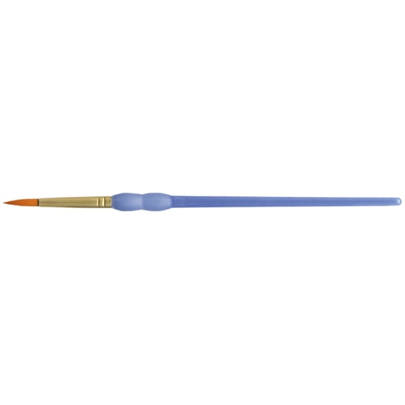 Crafter's Choice Gold Taklon Round Brush-Size 0